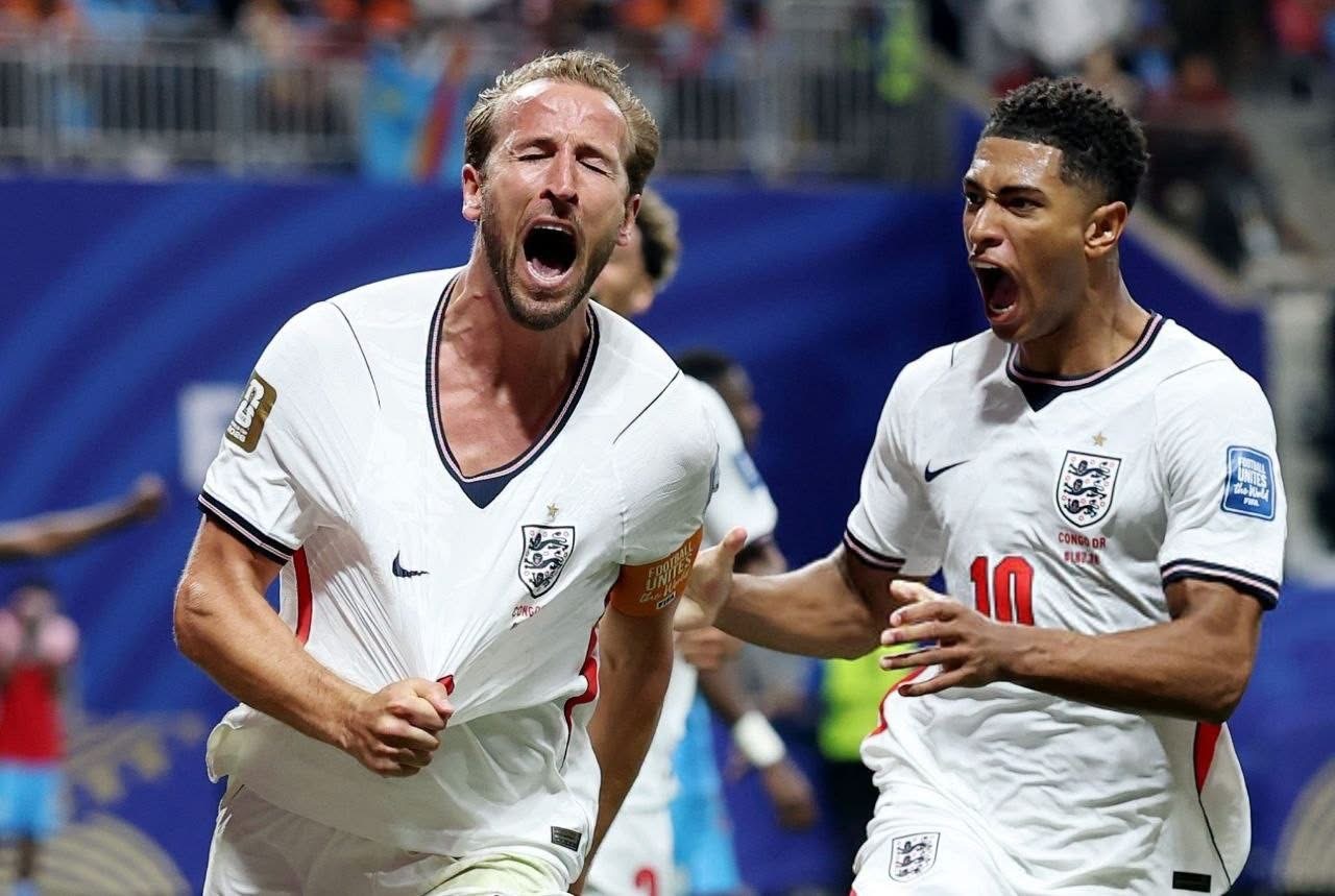 England 2 - 1 DR Congo [ FT ]  ⚽ Cipenga ⚽⚽ Harry Kane